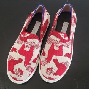 Rothy's Kids Sneaker - Red Llama Camo K4